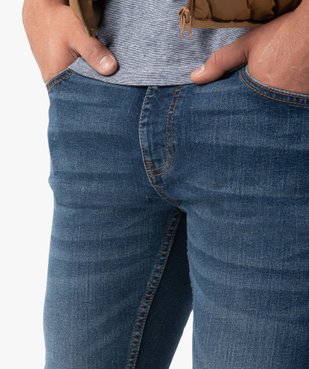 Jean homme coupe Skinny délavé  vue2 - GEMO 4G HOMME - GEMO