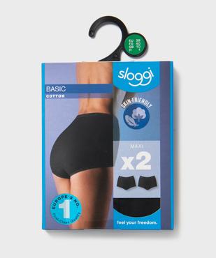 Culotte maxi en coton stretch femme (lot de 2) - Sloggi vue1 - SLOGGI - GEMO