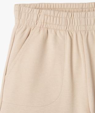 Short en maille légère avec revers garçon vue2 - GEMO (ENFANT) - GEMO