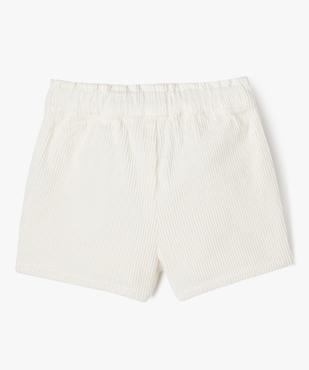 Jupe short en velours côtelé bébé fille - LuluCastagnette vue3 - LULUCASTAGNETTE - GEMO