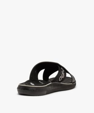 Sandales homme mules à larges brides croisées vue4 - GEMO (CASUAL) - GEMO