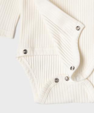 Ensemble 2 pièces body croisé + pyjama dors-bien en velours bébé vue6 - GEMO 4G BEBE - GEMO