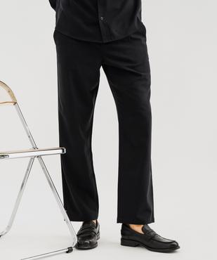 Pantalon droit fluide homme vue1 - GEMO (HOMME) - GEMO