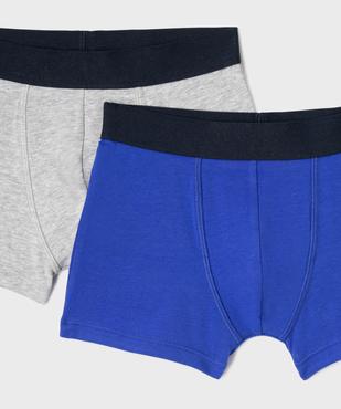 Boxers en coton biologique motifs jeux vidéo garçon (lot de 2) vue2 - GEMO 4G GARCON - GEMO