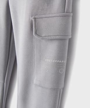 Pantalon de jogging en maille fluide avec taille ajustable garçon vue3 - GEMO (ENFANT) - GEMO