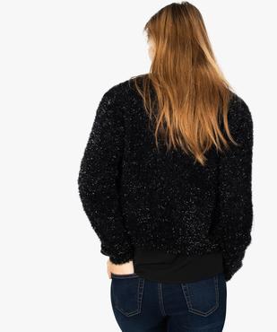 Gilet femme forme boléro en maille pailletée vue3 - GEMO(FEMME PAP) - GEMO