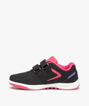 Baskets fille à détails contrastés fermeture scratch - Umbro vue3 - UMBRO - GEMO