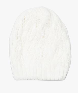 Bonnet en maille torsadée vue1 - GEMO (ACCESS) - GEMO