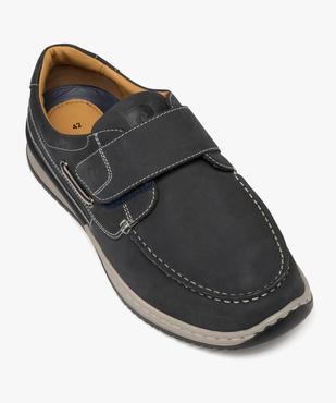 Chaussures en nubuck fermeture scratch homme - Pierre Cardin vue6 - PIERRE CARDIN DIFFUSION - GEMO