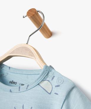 Pyjashort bébé garçon imprimé motif soleil vue2 - GEMO(BB COUCHE) - GEMO