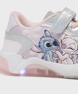 Baskets à scratch et semelle lumineuse Stitch fille - Disney vue6 - LILO & STITCH - GEMO