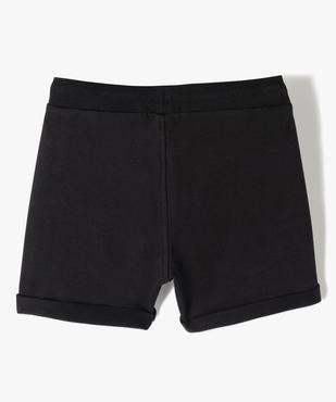 Short bébé garçon en maille à revers et reliefs vue3 - GEMO(BEBE DEBT) - GEMO