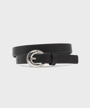 Ceinture fine à boucle gravée fantaisie fille vue1 - GEMO (JUNIOR) - GEMO