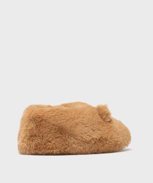 Chaussons en volume tête d'ours fille vue4 - GEMO (ENFANT) - GEMO