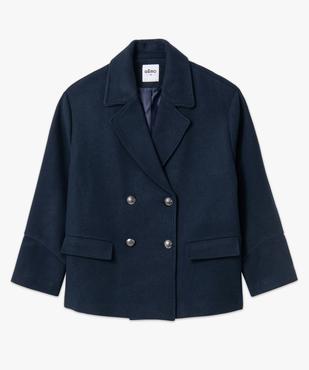Manteau femme grande taille coupe caban vue4 - GEMO (G TAILLE) - GEMO