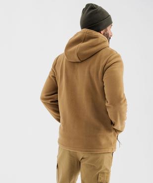 Sweat à capuche en maille polaire homme - Roadsign vue5 - ROADSIGN G4G - GEMO