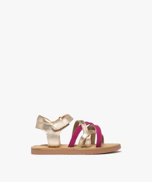 Sandales à brides en cuir bébé fille - NA! vue1 - NA! GEMO FOR GOOD - GEMO