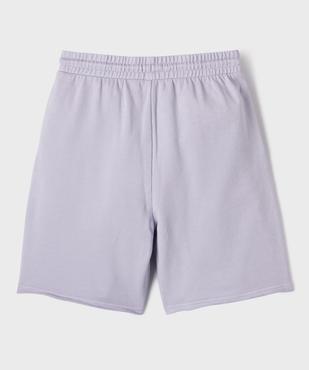 Bermuda en maille French Terry coupe ample garçon vue5 - GEMO 4G GARCON - GEMO