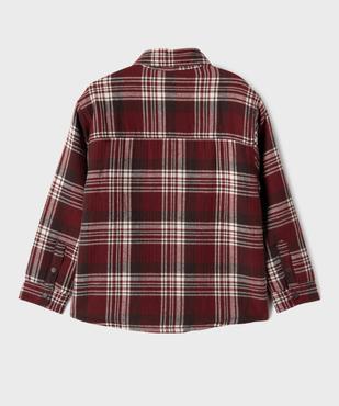 Chemise à carreaux col chemise garçon vue3 - GEMO (ENFANT) - GEMO