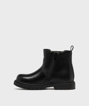 Boots Chelsea zippées à cœurs pailletés  fille - Lovely Wings vue3 - LOVELY WINGS - GEMO