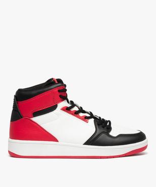 Baskets homme mid-cut colorées style rétro vue2 - GEMO 4G HOMME - GEMO