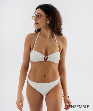 Ensemble de maillot de bain deux pièces à bretelles amovibles pour femme - GEMO