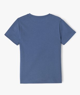 Tee-shirt manches courtes imprimé patiné garçon vue4 - GEMO 4G GARCON - GEMO