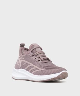 Baskets basses running en mesh à lacets femme - Valentina Baldano vue2 - VALENTINA BALDA - GEMO