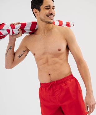 Short de bain homme uni vue1 - GEMO 4G HOMME - GEMO