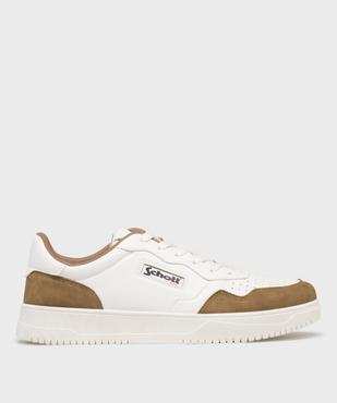 Baskets basses bicolores homme - Schott vue1 - SCHOTT - GEMO