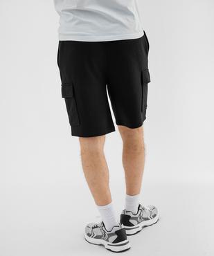 Bermuda en maille French Terry coupe cargo homme vue2 - GEMO 4G HOMME - GEMO