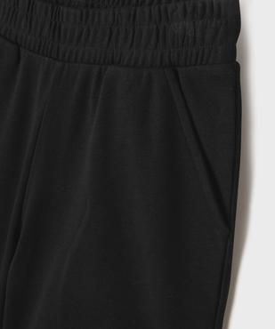 Short en maille coupe ample avec taille élastique fille vue3 - GEMO 4G FILLE - GEMO