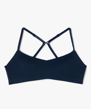 Soutien-gorge corbeille sans armatures avec bretelles multipositions fille vue1 - GEMO (JUNIOR) - GEMO