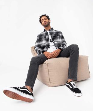 Sur-chemise homme matelassée à carreaux vue1 - GEMO (HOMME) - GEMO