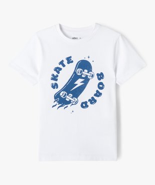 Tee-shirt à manches courtes avec motif streetwear garçon vue1 - GEMO (ENFANT) - GEMO