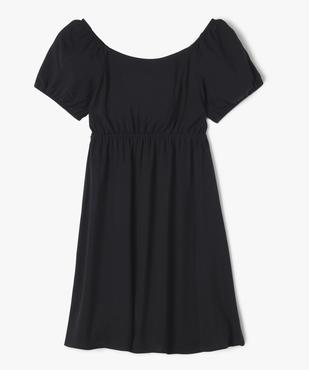 Robe à manches courtes avec col modulable fille vue3 - GEMO 4G FILLE - GEMO