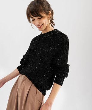 Pull avec sequins femme vue1 - GEMO(FEMME PAP) - GEMO