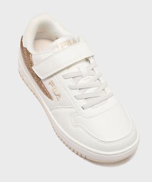 Baskets à scratch avec empiècements pailletés fille - Fila vue5 - FILA - GEMO