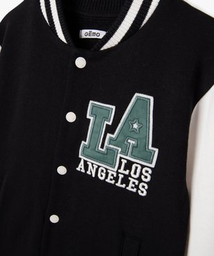 Sweat boutonné au look de veste garçon vue2 - GEMO (ENFANT) - GEMO
