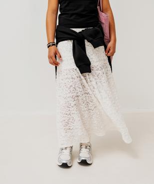 Jupe longue en dentelle avec doublure short fille vue1 - GEMO (JUNIOR) - GEMO