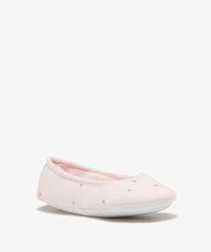 Chaussons femme ballerines en jersey à motif étoilé vue2 - GEMO(HOMWR FEM) - GEMO