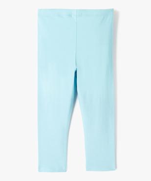 Legging 7/8ème uni à taille élastiquée fille vue3 - GEMO (ENFANT) - GEMO