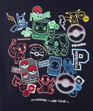 Sweat à capuche imprimé devant et dos garçon - Pokémon vue4 - POKEMON - GEMO