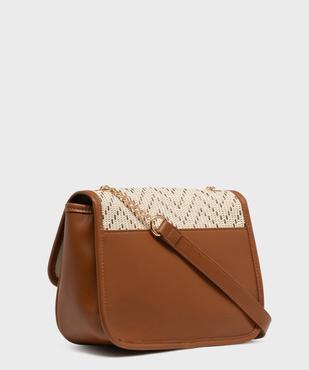 Sac besace à bandoulière chaîne femme vue2 - GEMO (ACCESS) - GEMO