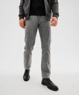 Jean Regular coloris délavé homme vue1 - GEMO 4G HOMME - GEMO