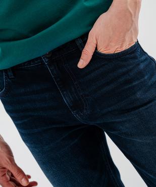 Jean straight en denim extensible homme vue2 - GEMO 4G HOMME - GEMO