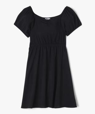 Robe à manches courtes avec col modulable fille vue1 - GEMO 4G FILLE - GEMO