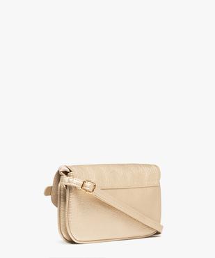 Sac besace forme pochette en toile pailletée femme vue2 - GEMO (ACCESS) - GEMO