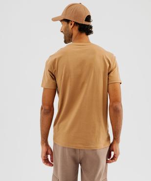 Tee-shirt à manches courtes et col rond homme vue3 - GEMO 4G HOMME - GEMO