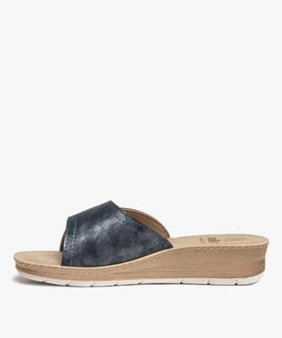 Mules femme confort à bride ajustable ornée de strass vue3 - GEMO (CONFORT) - GEMO